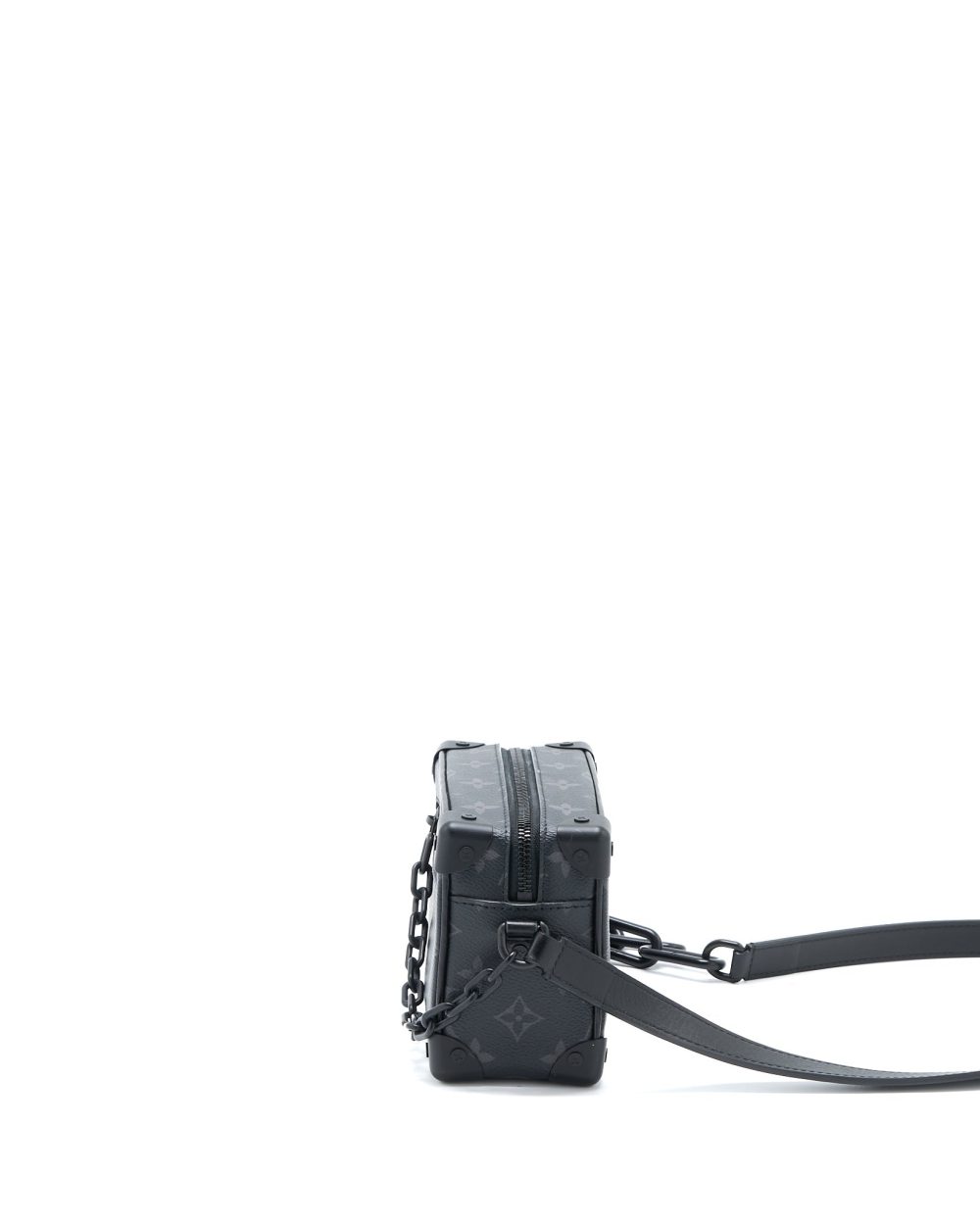AAA Replica Louis Vuitton LV MINI SOFT TRUNK MONOGRAM ECLIPSE CANVAS BLACK HARDWARE