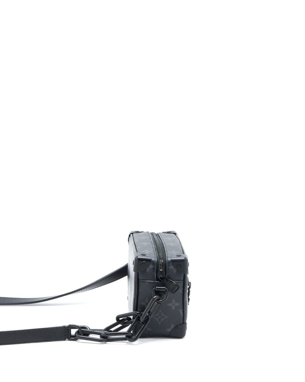 AAA Replica Louis Vuitton LV MINI SOFT TRUNK MONOGRAM ECLIPSE CANVAS BLACK HARDWARE