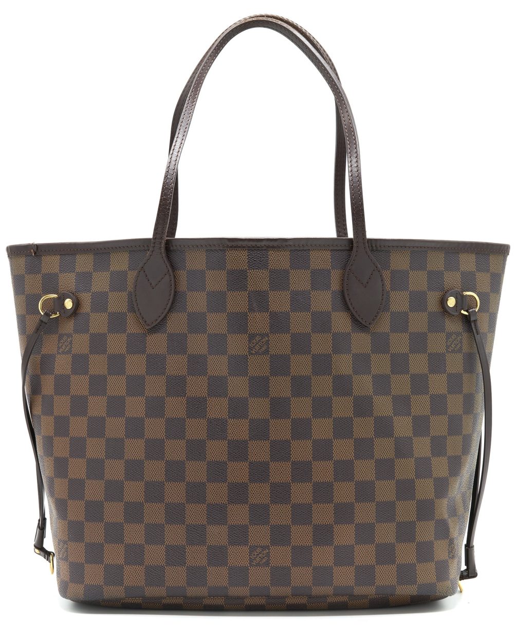 AAA Replica Louis Vuitton LV NEVERFULL MM DAMIER EBENE