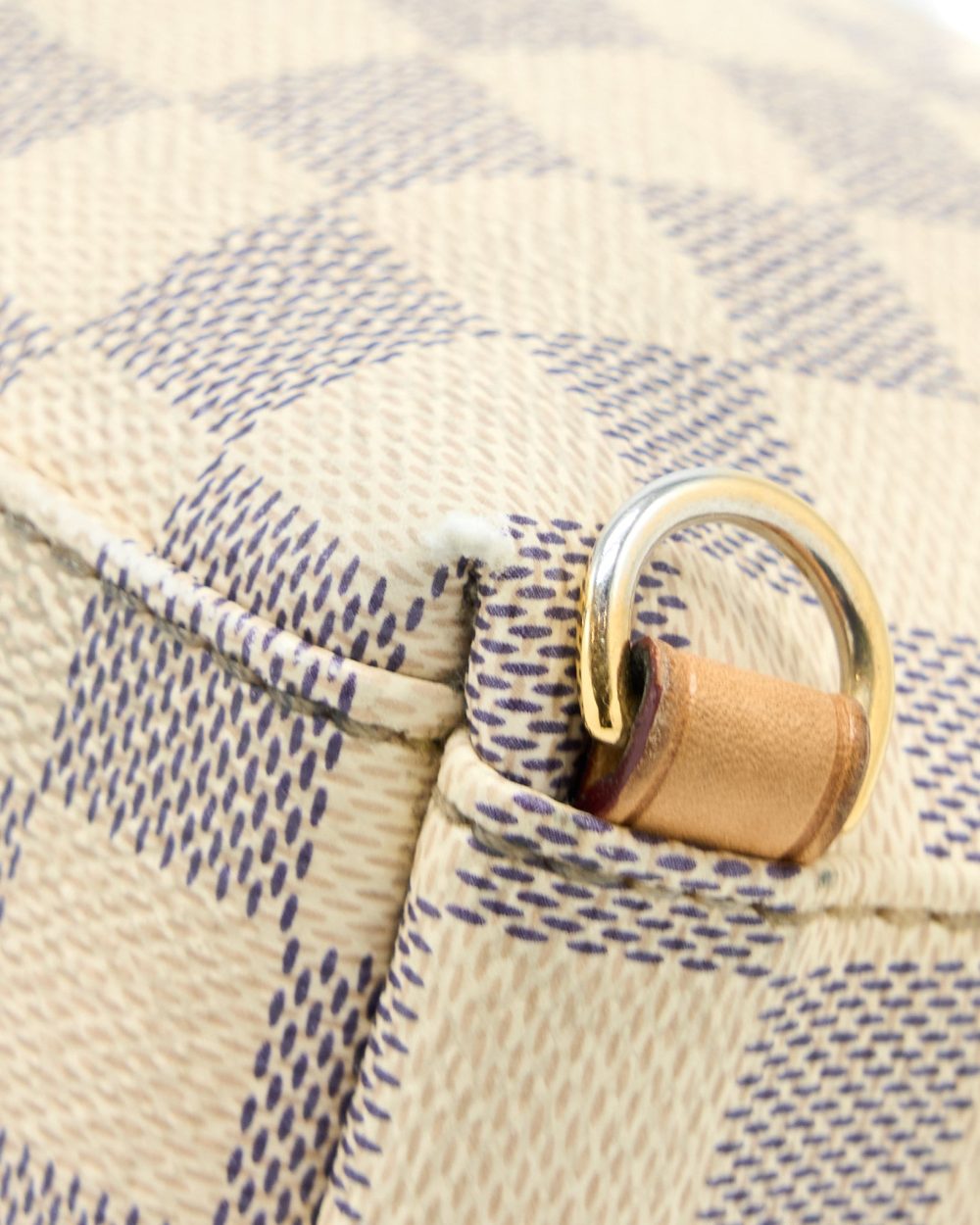 AAA Replica Louis Vuitton LV SPERONE BB BACKPACK DAMIER AZUR GHW