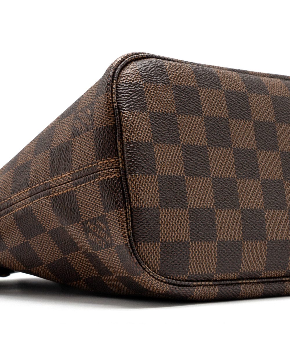 AAA Replica Louis Vuitton LV NEVERFULL PM DAMIER EBENE CANVAS GHW (NEW VERSION)
