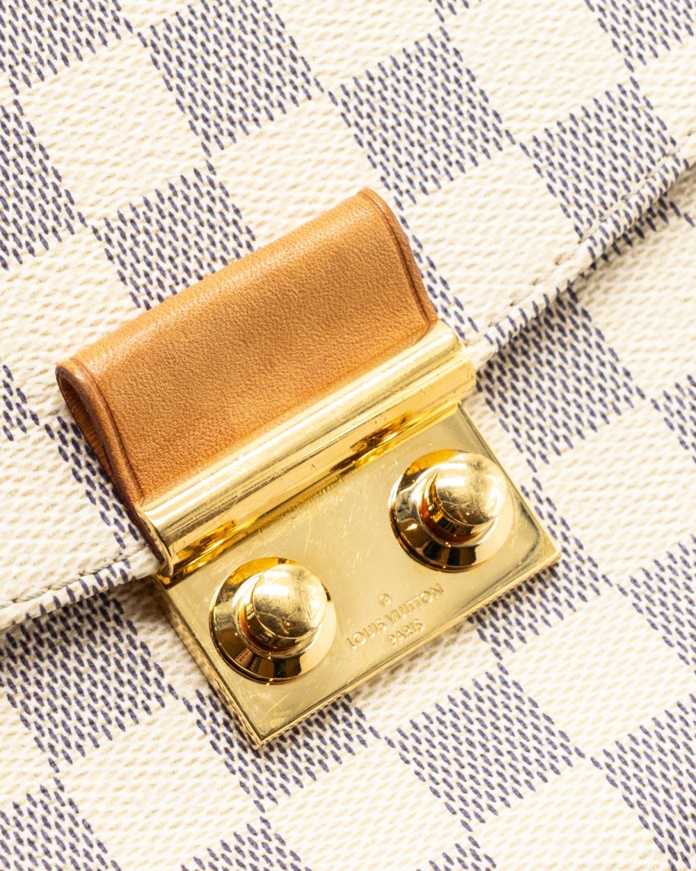AAA Replica Louis Vuitton LV CROISETTE DAMIER AZUR CANVAS GHW