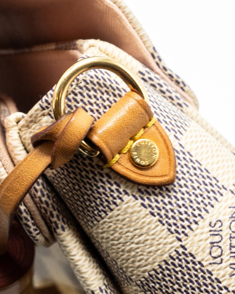 AAA Replica Louis Vuitton LV CROISETTE DAMIER AZUR CANVAS GHW