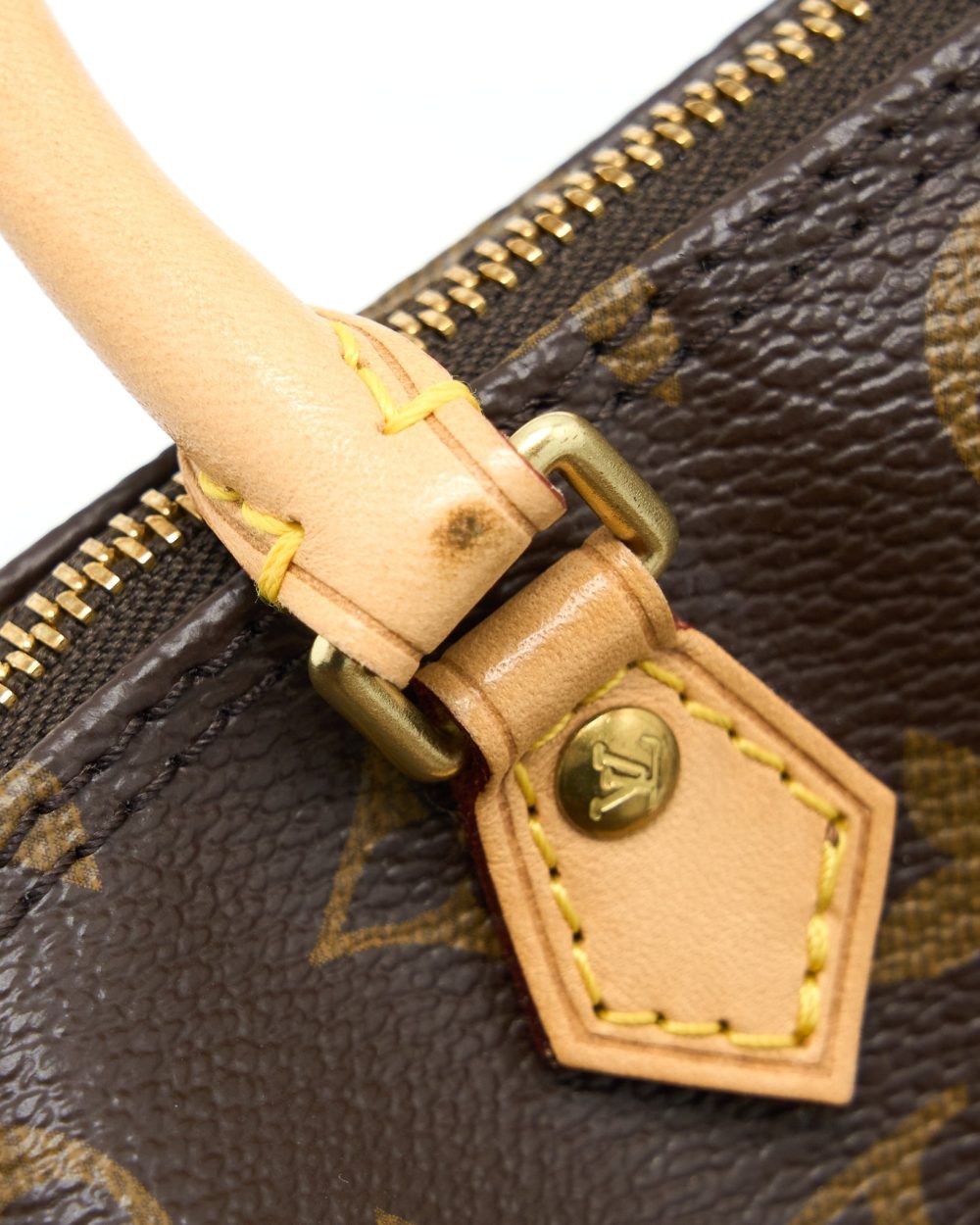 AAA Replica Louis Vuitton LV NANO SPEEDY MONOGRAM CANVAS GHW (OLD VERSION)