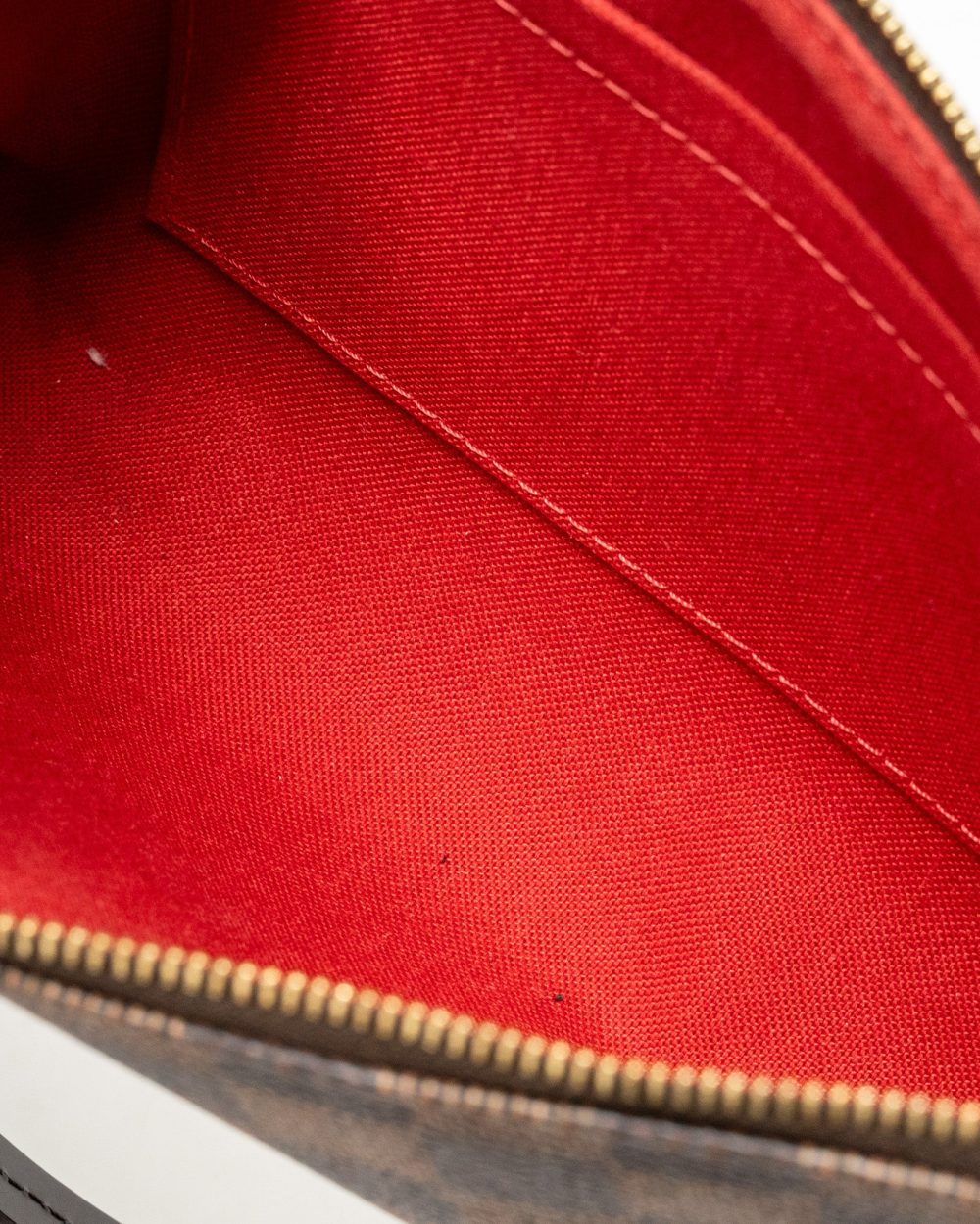 AAA Replica Louis Vuitton LV POCHETTE ACCESSOIRES DAMIER EBENE CANVAS GHW