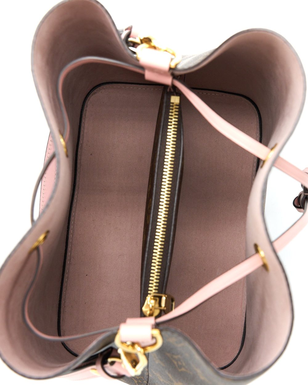 AAA Replica Louis Vuitton LV NEONOE MONOGRAM CANVAS ROSE POUDRE GHW (NEW VERSION)