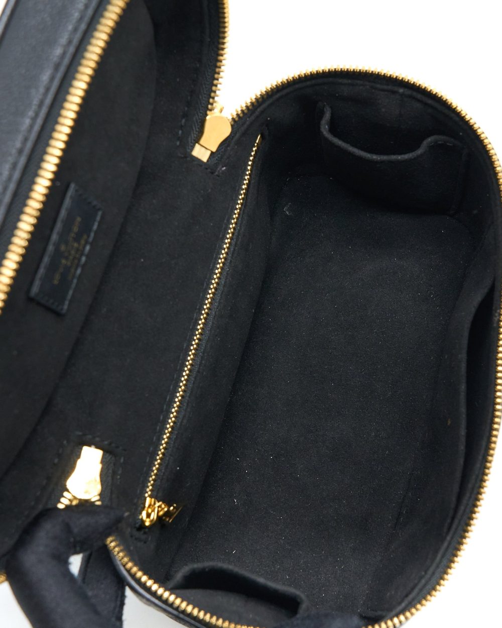 AAA Replica Louis Vuitton LV VANITY PM MONOGRAM EMPREINTE CALFSKIN BLACK GHW