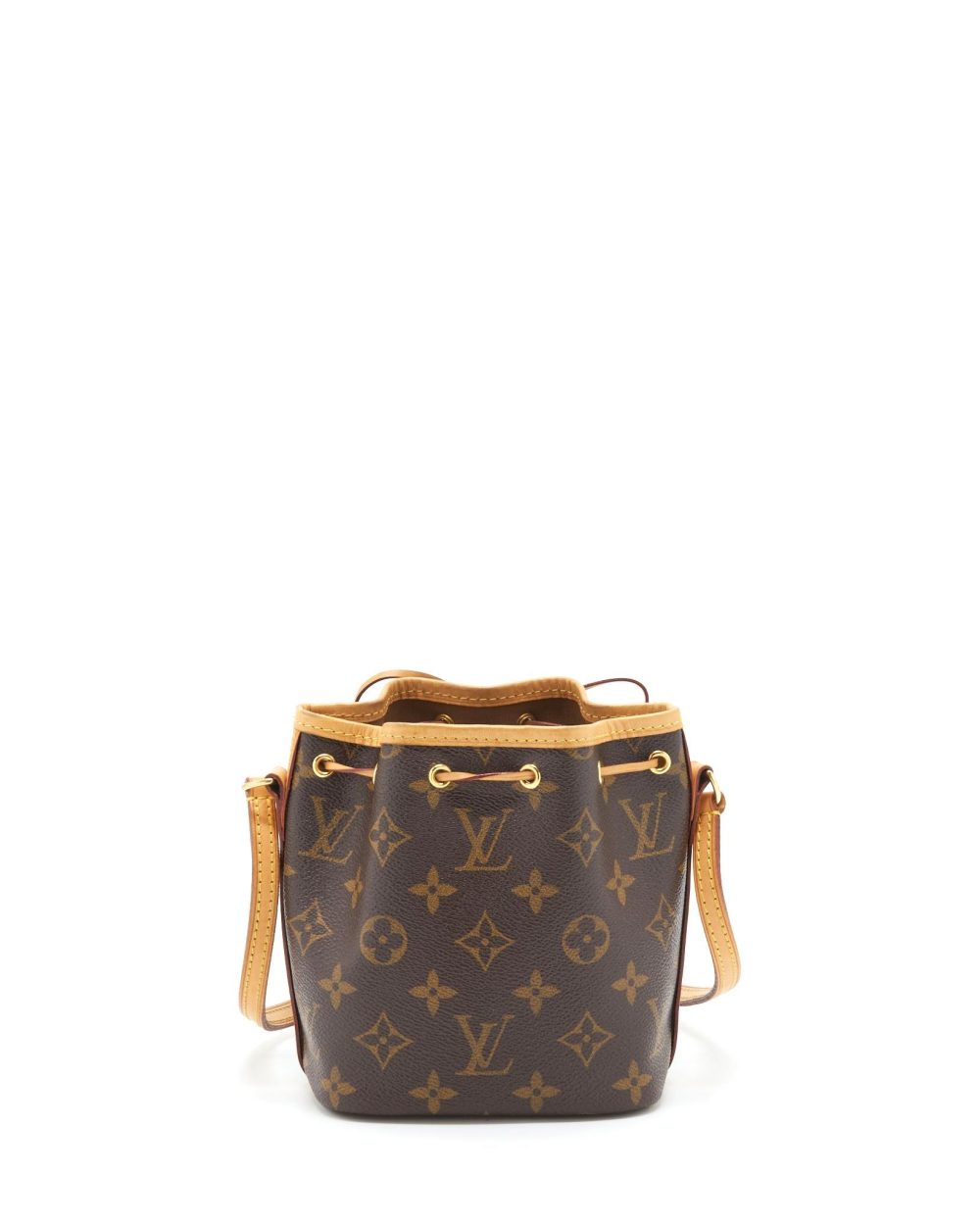 AAA Replica Louis Vuitton LV NANO NOE MONOGRAM CANVAS GHW