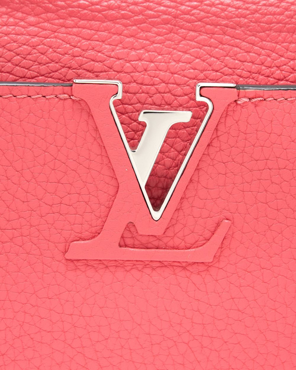 AAA Replica Louis Vuitton LV CAPUCINES BB TAURILLON PINK SHW