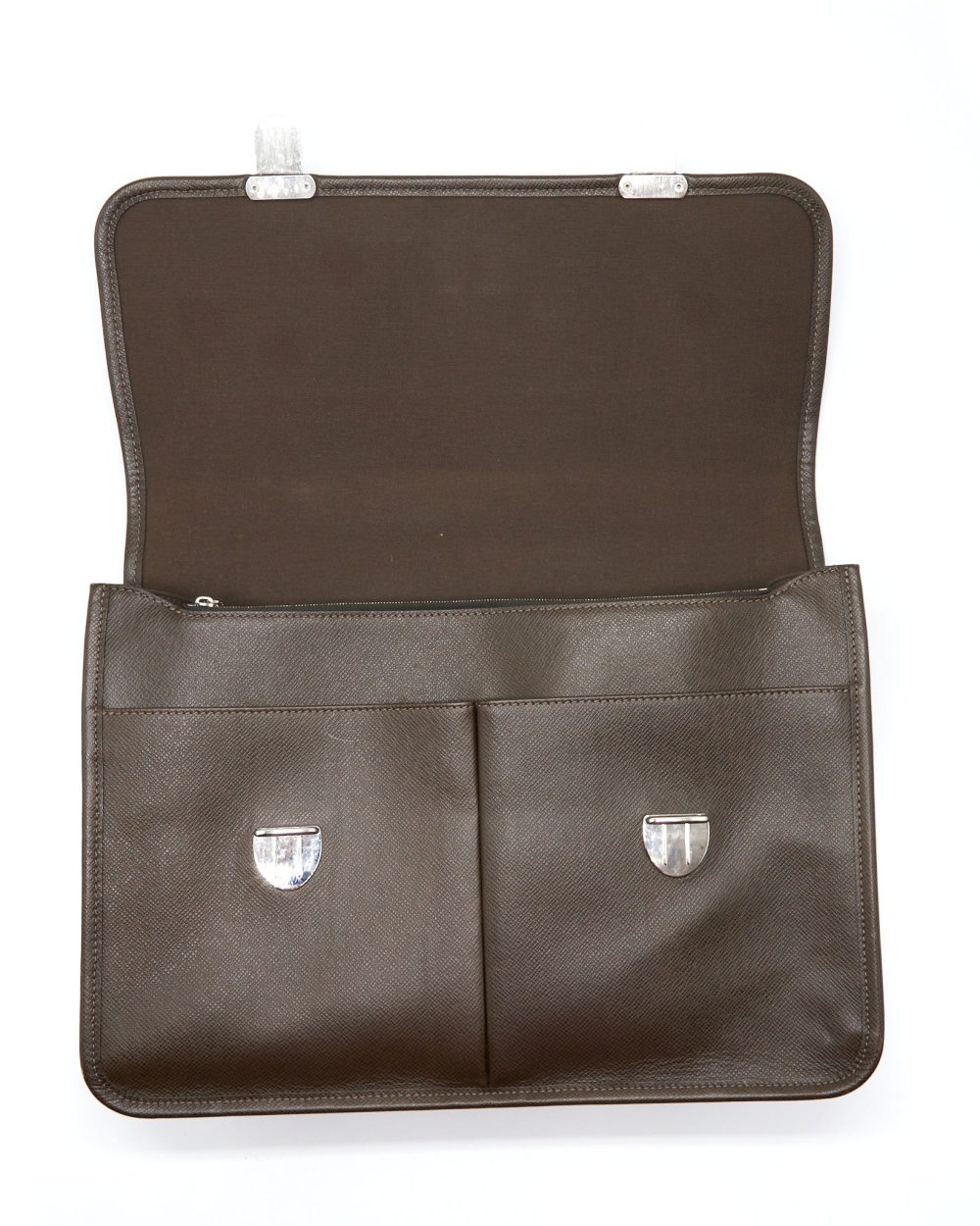 AAA Replica Louis Vuitton LV MEN’S LARGE BRIEFCASE WITH SHOULDER STRAP DARK BROWN SHW