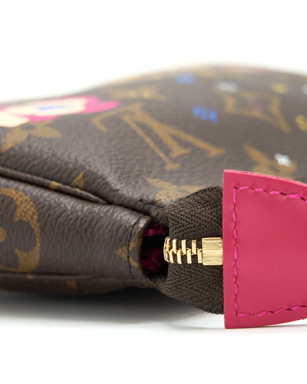 AAA Replica Louis Vuitton LV MINI POCHETTE ACCESSORIES LIMITED EDITION MONOGRAM CANVAS GHW