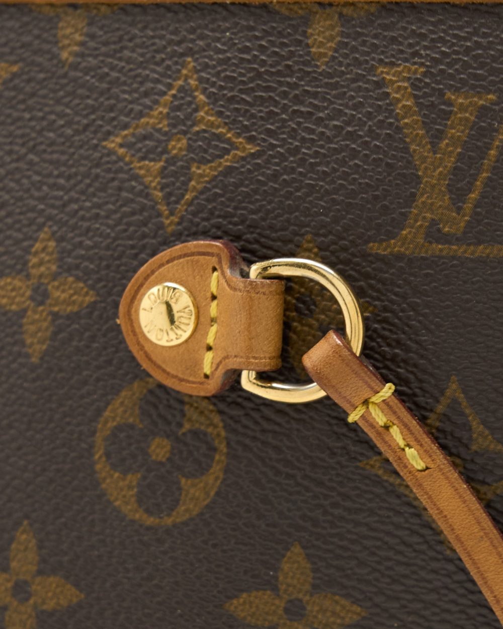 AAA Replica Louis Vuitton LV VINTAGE NEVERFULL MM MONOGRAM CANVAS GHW