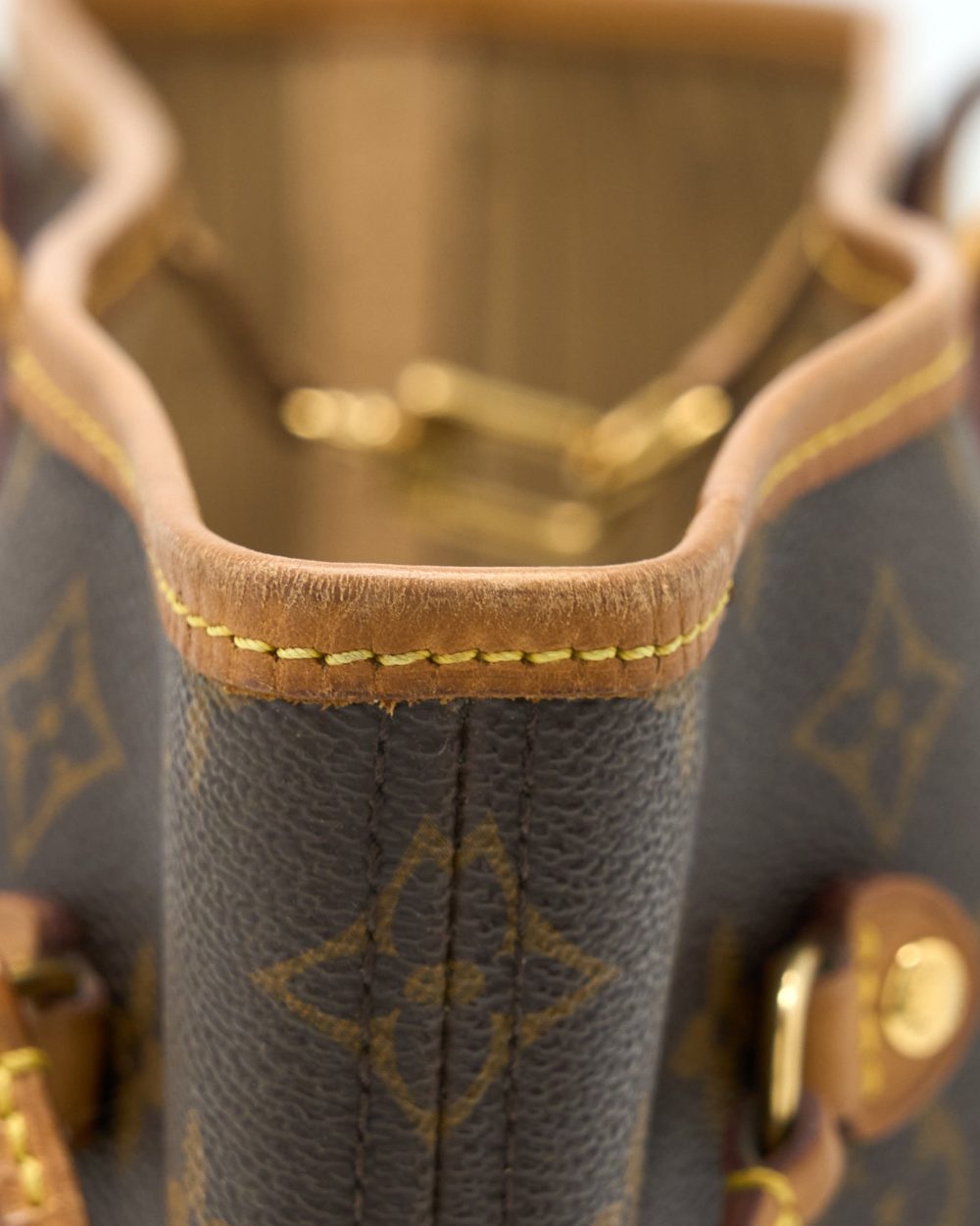 AAA Replica Louis Vuitton LV VINTAGE NEVERFULL MM MONOGRAM CANVAS GHW