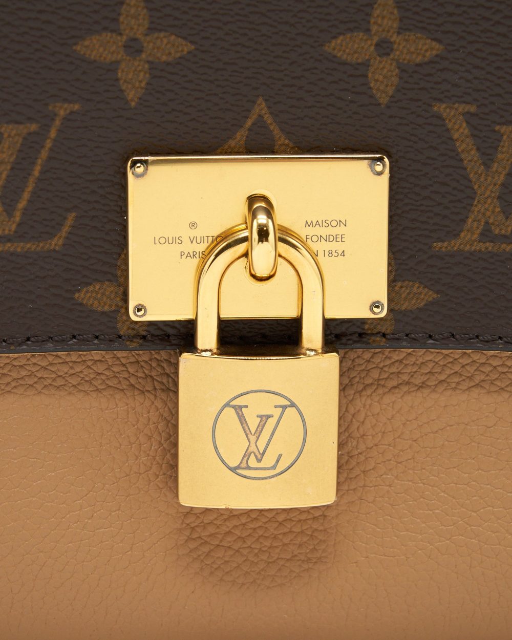 AAA Replica Louis Vuitton LV MARIGNAN TOP HANDLE BAG SESAME MONOGRAM CANVAS GHW