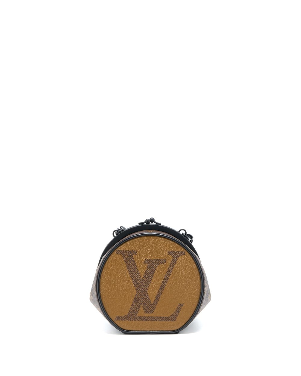 AAA Replica Louis Vuitton LV BOURSICOT CHAIN BAG REVERSE MONOGRAM CANVAS WITH EXTRA LV STRAP