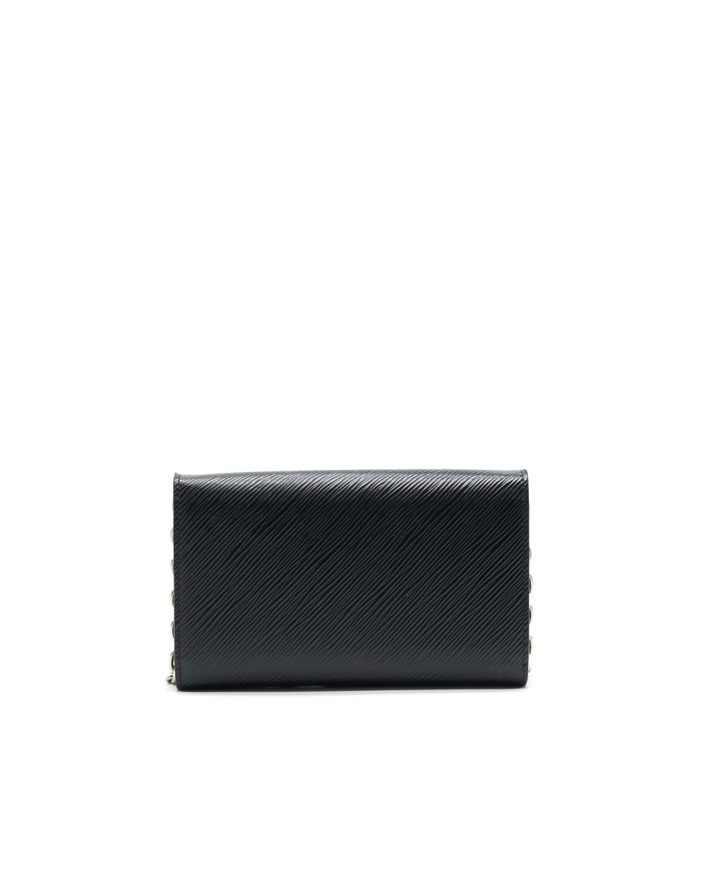 AAA Replica Louis Vuitton LV TWIST WALLET ON CHAIN BLACK SHW EPI LEATHER