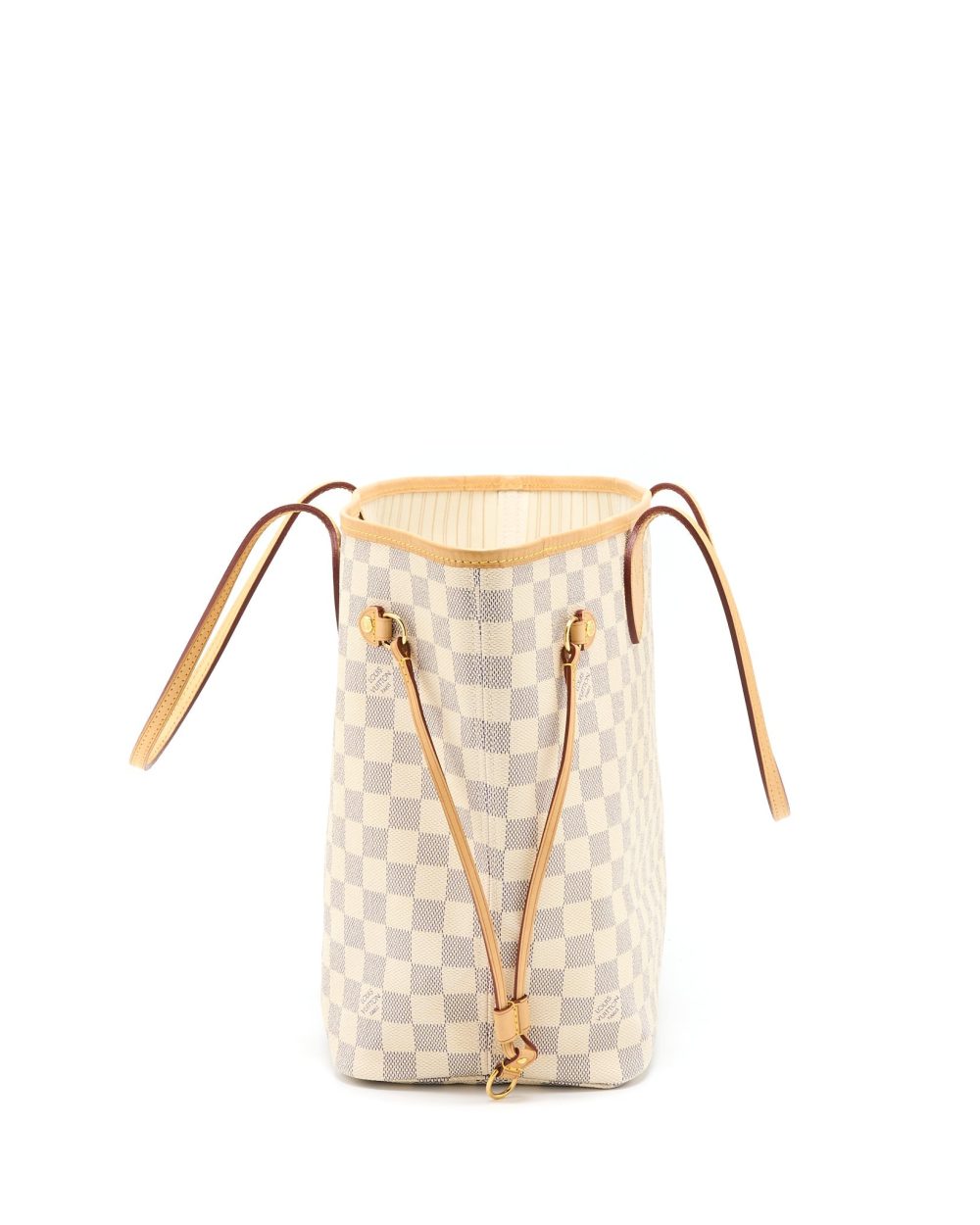 AAA Replica Louis Vuitton LV NEVERFULL MM DAMIER AZUR CANVAS GHW