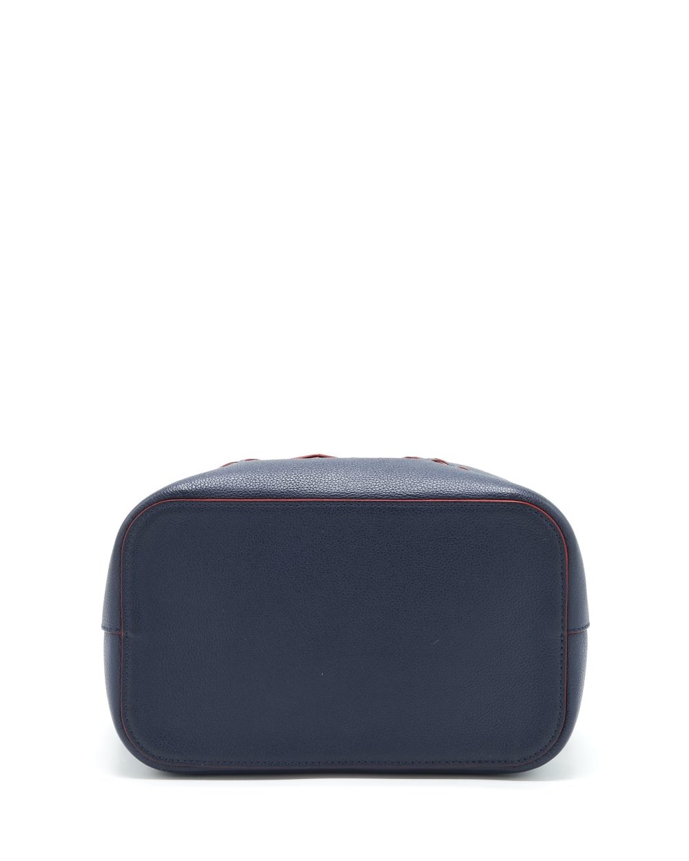 AAA Replica Louis Vuitton LV LOCKME BUCKET BAG NAVY/RED WITH AN EXTRA BAG CHARM SHW