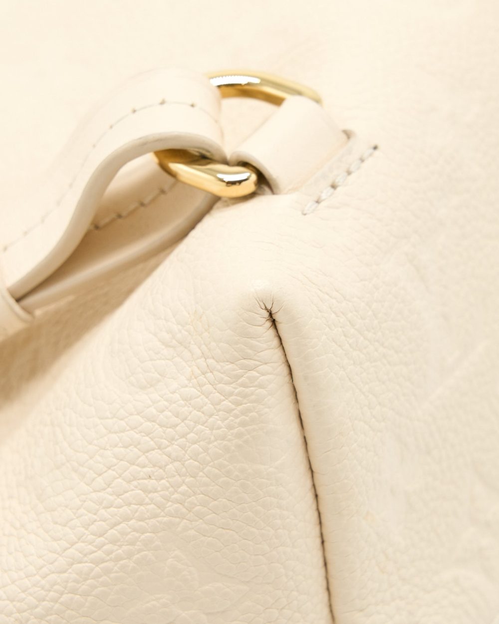 AAA Replica Louis Vuitton LV MONTSOURIS BACKPACK MONOGRAM EMPREINTE CREAM GHW