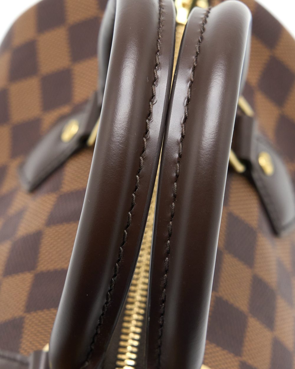 AAA Replica Louis Vuitton LV SPEEDY BANDOULIERE 25 DAMIER EBENE CANVAS GHW
