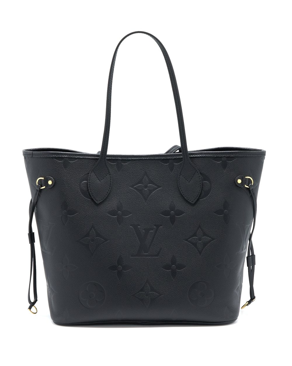 AAA Replica Louis Vuitton LV NEVERFULL MM MONOGRAM EMPREINTE BLACK GHW
