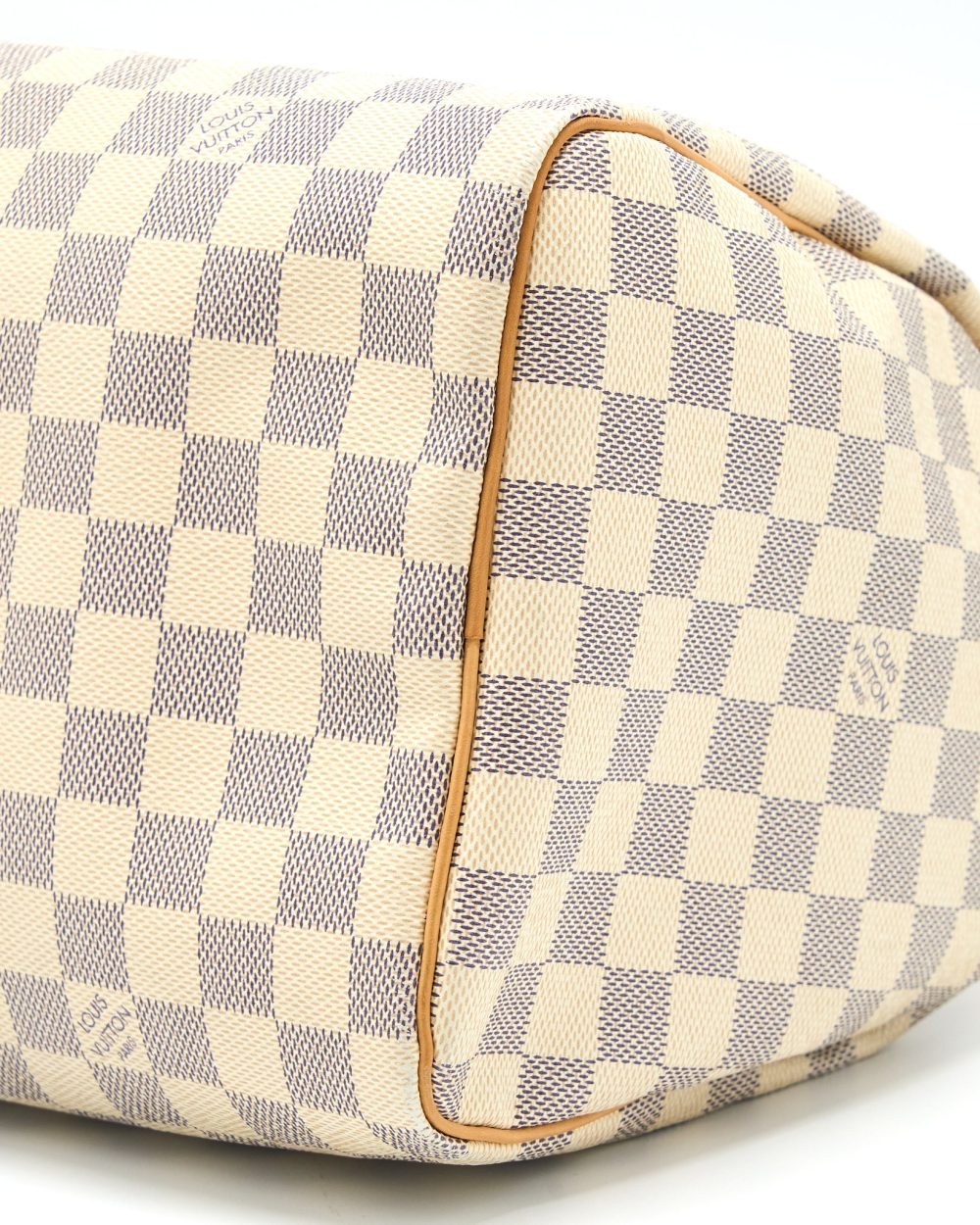 AAA Replica Louis Vuitton LV SPEEDY 30 DAMIER AZUR CANVAS GHW