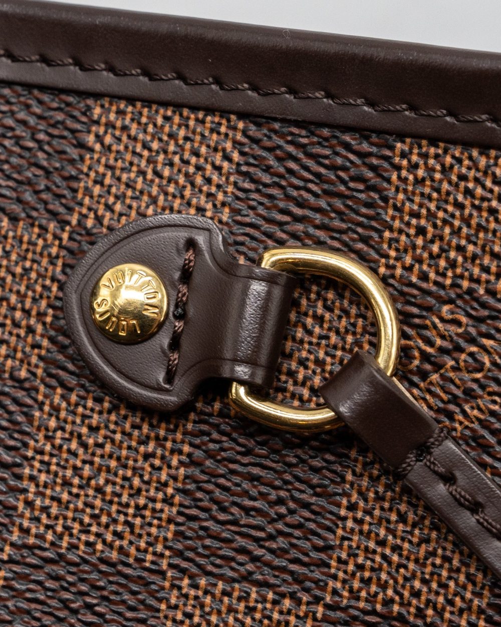 AAA Replica Louis Vuitton LV NEVERFULL PM DAMIER EBENE CANVAS GHW (NEW VERSION)