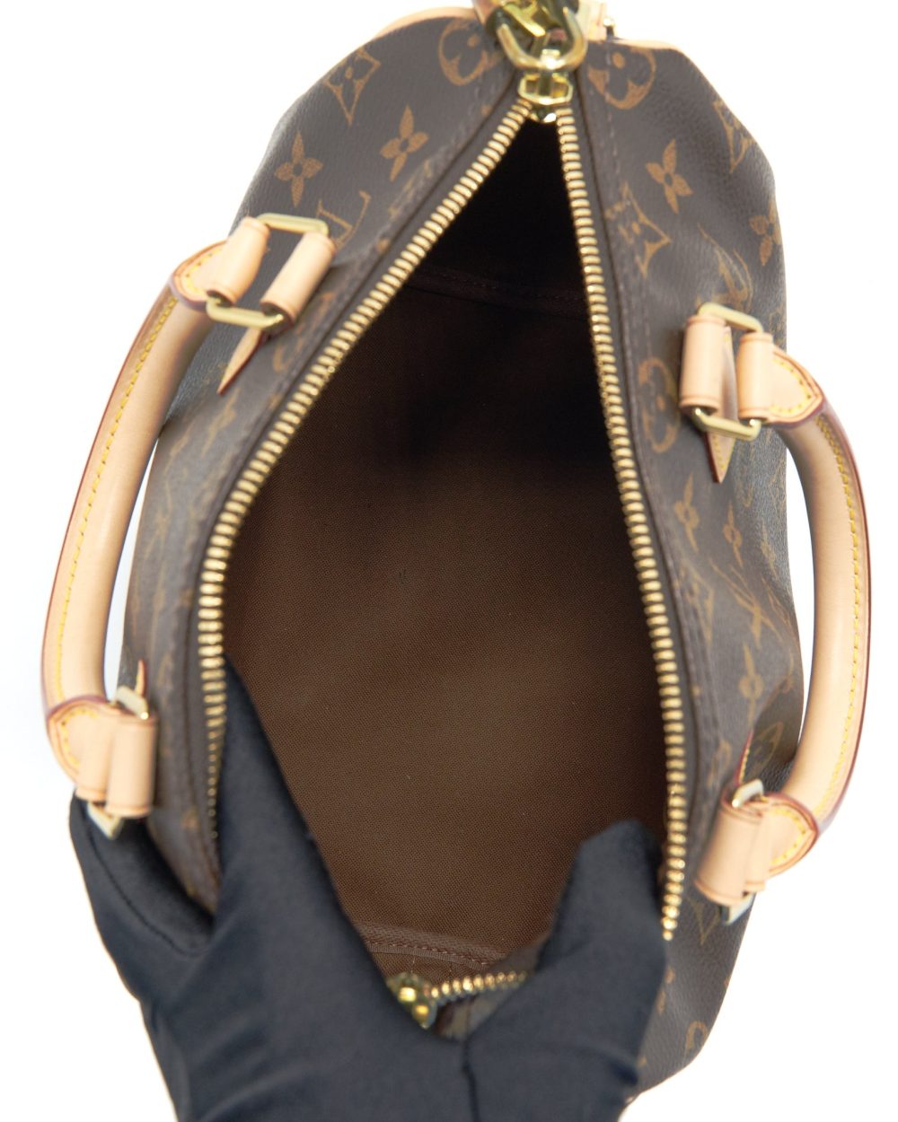 AAA Replica Louis Vuitton LV SPEEDY 25 BANDOULIERE MONOGRAM CANVAS