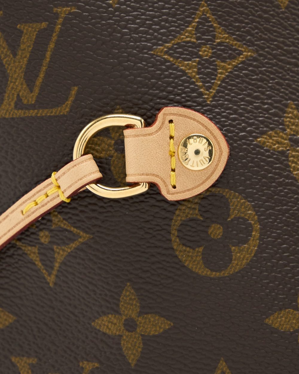 AAA Replica Louis Vuitton LV NEVERFULL MM MONOGRAM CANVAS / BEIGE LGHW