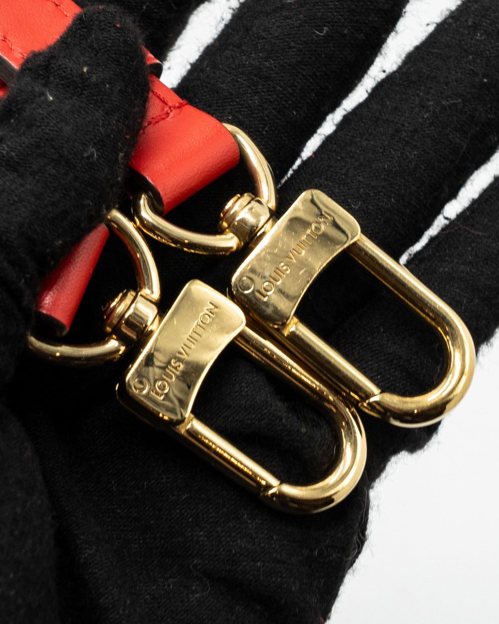 AAA Replica Louis Vuitton LV NEONOE MONOGRAM CANVAS / RED GHW