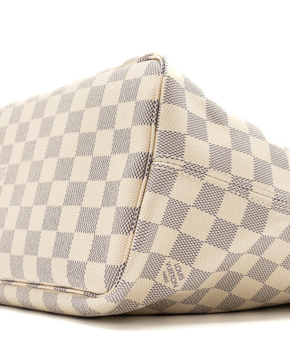 AAA Replica Louis Vuitton LV NEVERFULL MM DAMIER AZUR CANVAS GHW