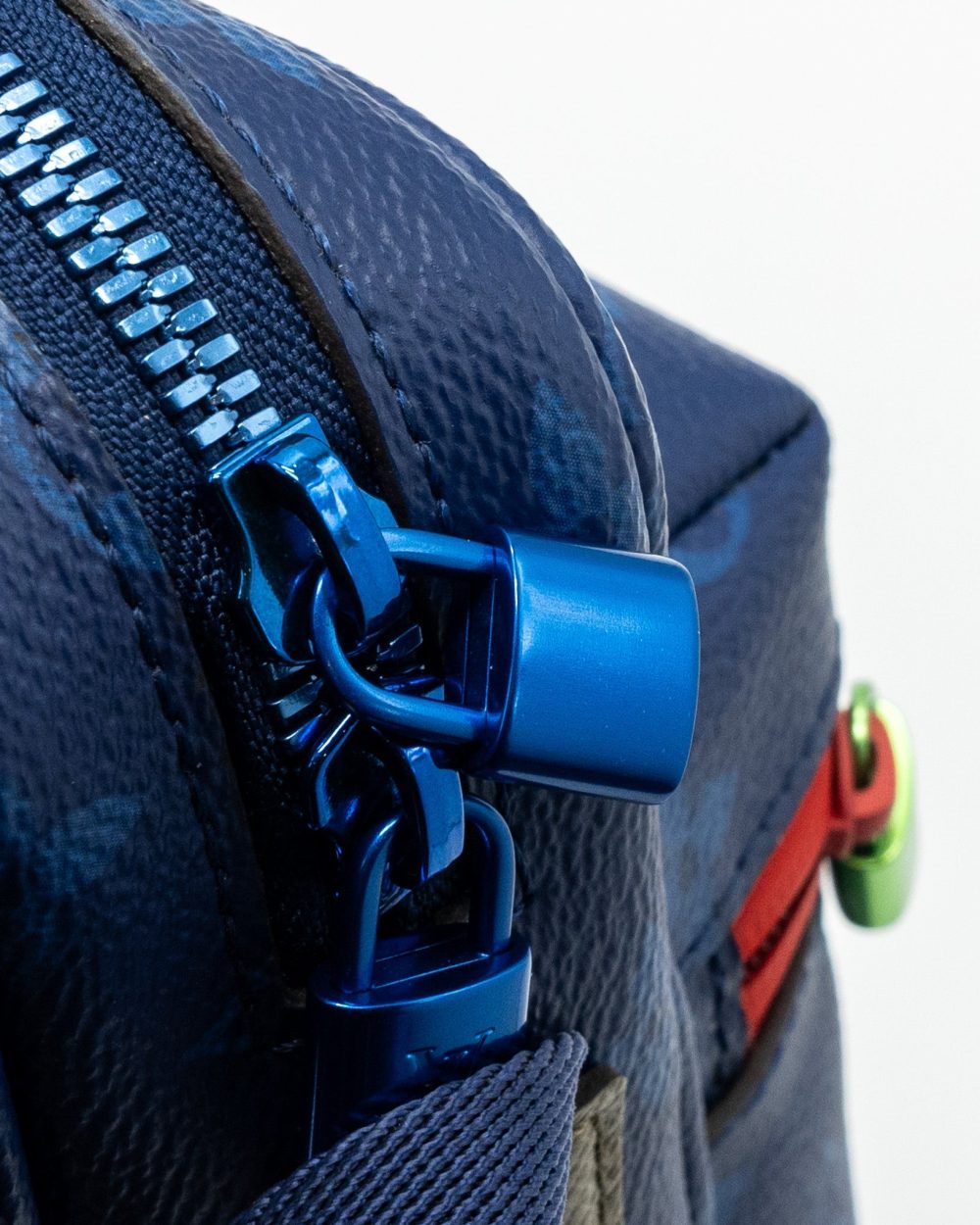 AAA Replica Louis Vuitton LV MESSENGER BAG MONOGRAM CANVAS PACIFIC BLUE/ MULTICOLOUR HARDWARE