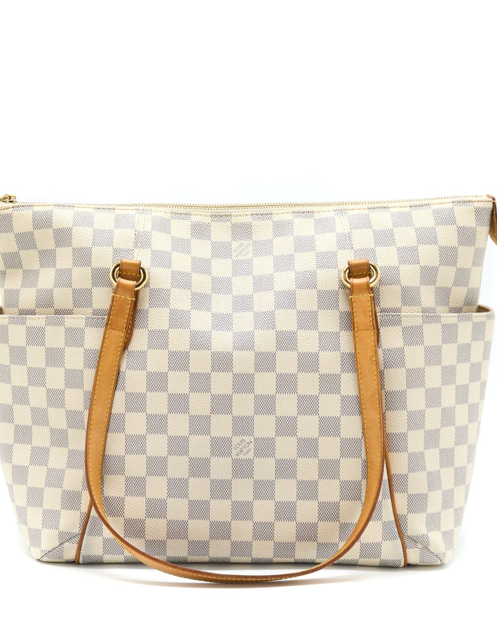 AAA Replica Louis Vuitton LV TOTALLY MM DAMIER AZUR GHW