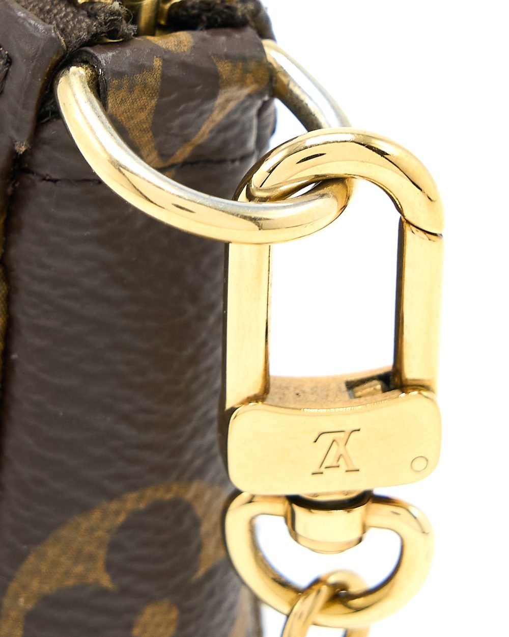 AAA Replica Louis Vuitton LV MINI POCHETTE MONOGRAM CANVAS GHW