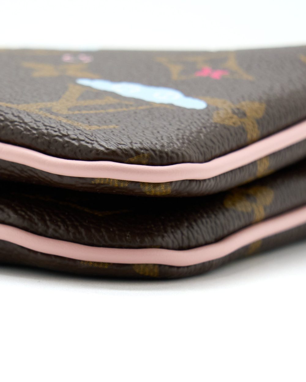AAA Replica Louis Vuitton LV VIVIAN DOUBLE ZIP POCHETTE LIMITED EDITION MONOGRAM CANVAS/MULTICOLOUR