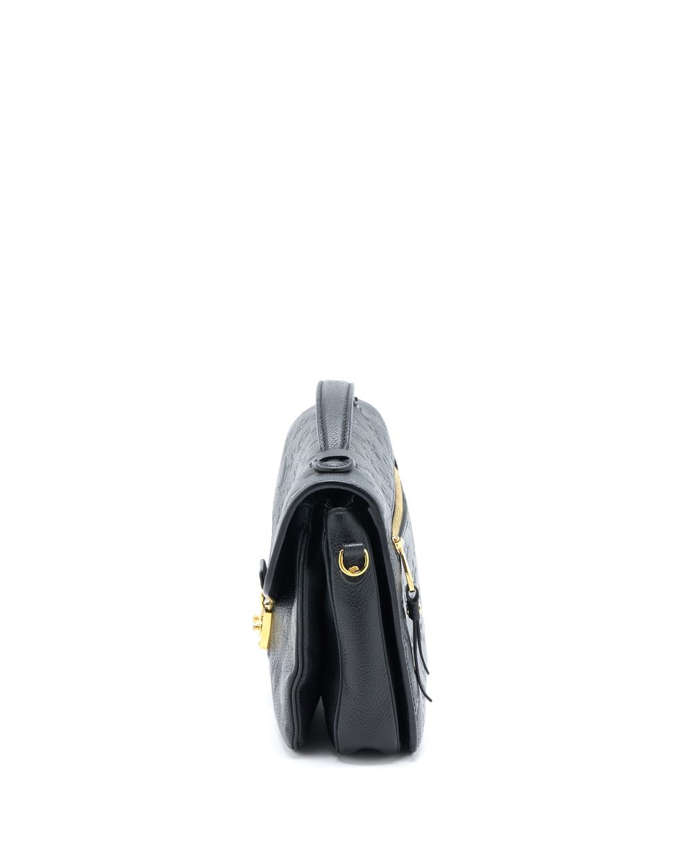 AAA Replica Louis Vuitton LV POCHETTE MÉTIS MONOGRAM EMPREINTE BLACK GHW
