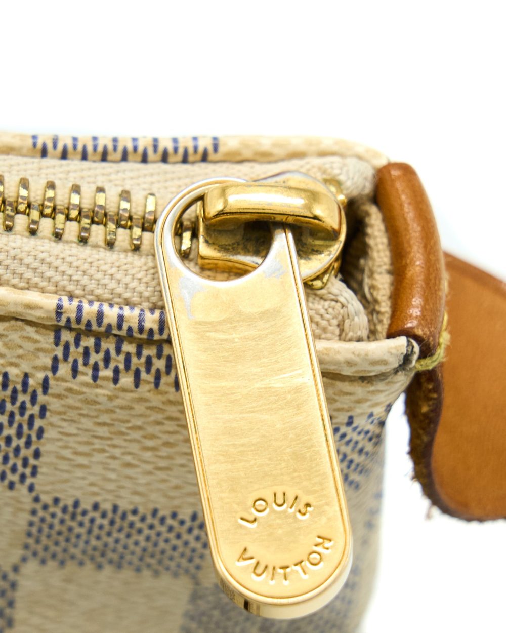 AAA Replica Louis Vuitton LV TOTALLY MM DAMIER AZUR GHW