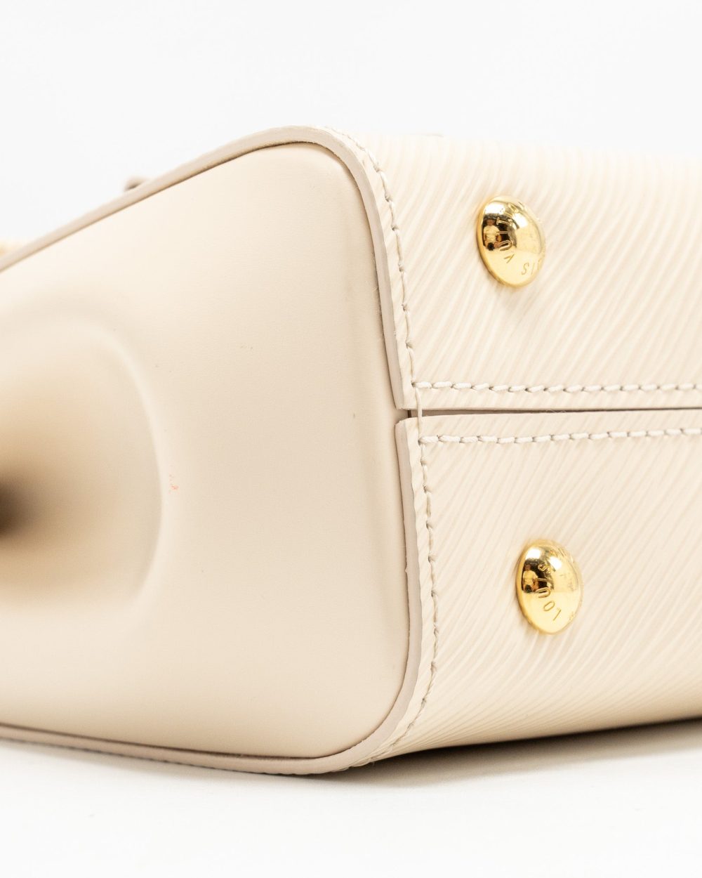 AAA Replica Louis Vuitton LV CLUNNY MINI EPI CREAM WHITE/MULTICOLOUR STRAP SHW