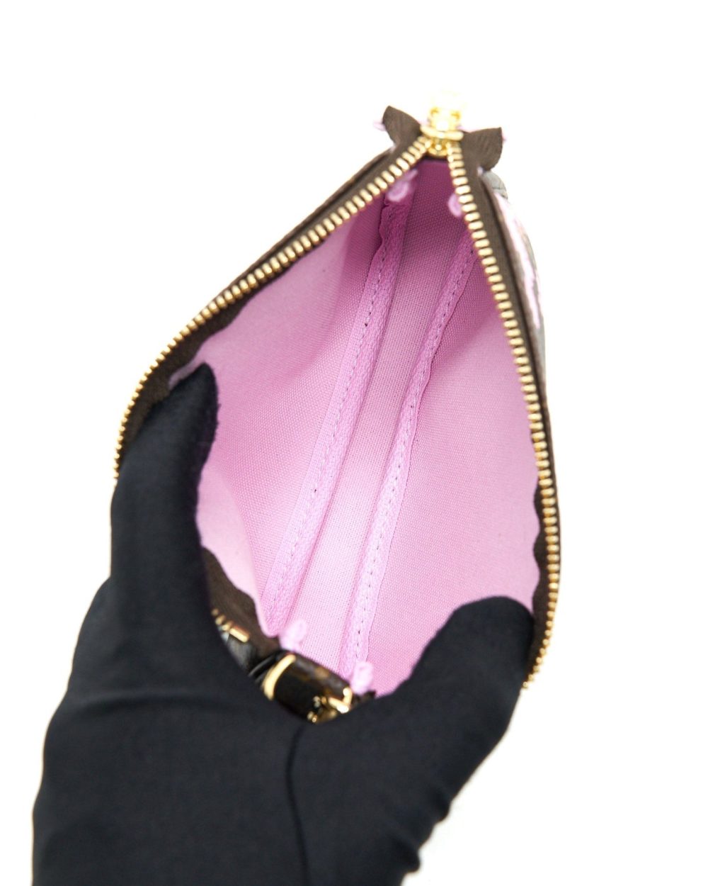 AAA Replica Louis Vuitton LV MINI POCHETTE ACCESSORIES 2021 CHRISTMAS LIMITED EDITION SAKURA