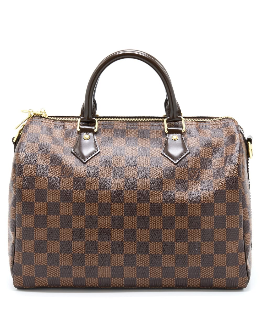 AAA Replica Louis Vuitton LV SPEEDY BANDOULIERE 30 DAMIER EBENE CANVAS