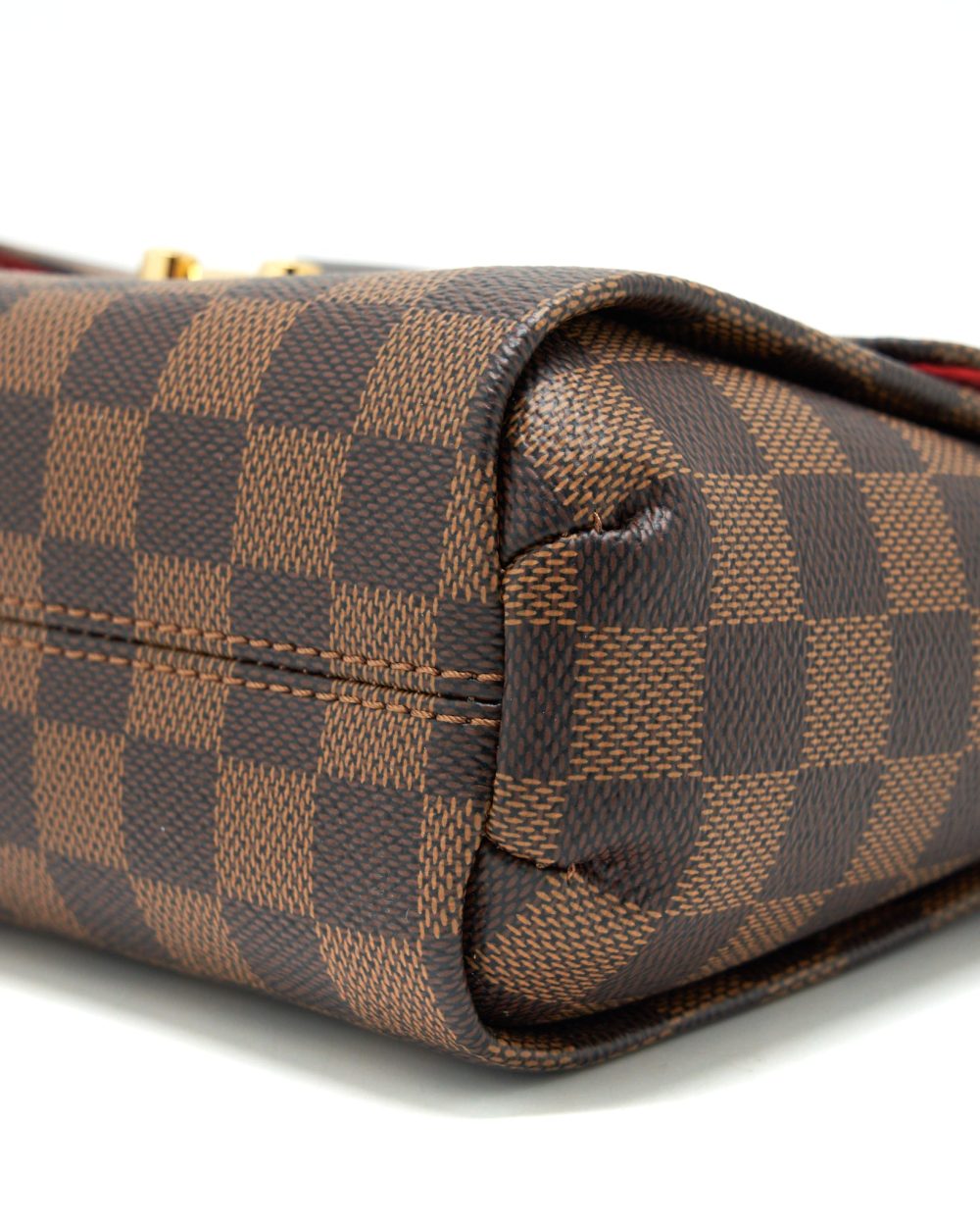 AAA Replica Louis Vuitton LV CROISETTE EBENE BROWN GHW