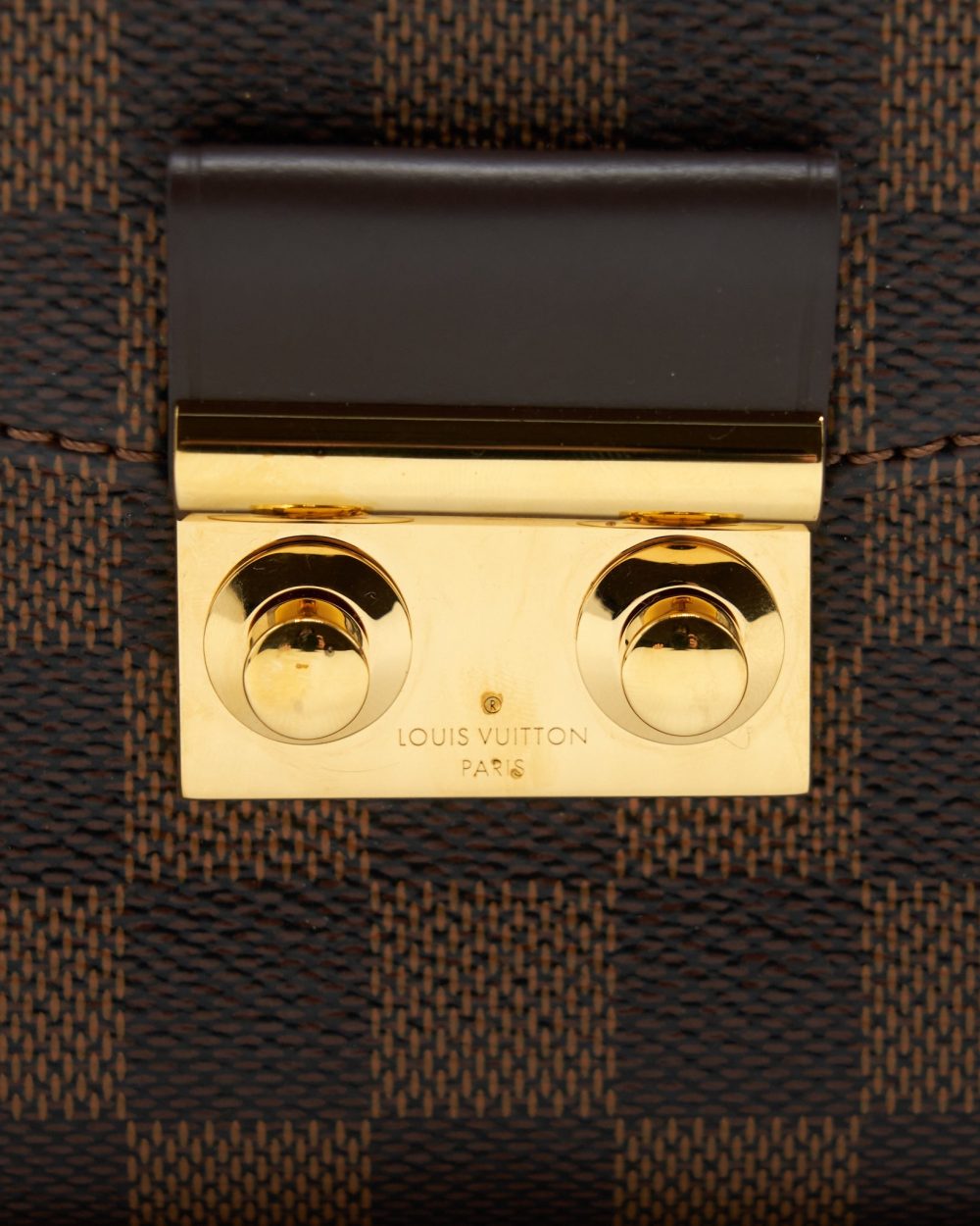 AAA Replica Louis Vuitton LV CROISETTE EBENE BROWN GHW