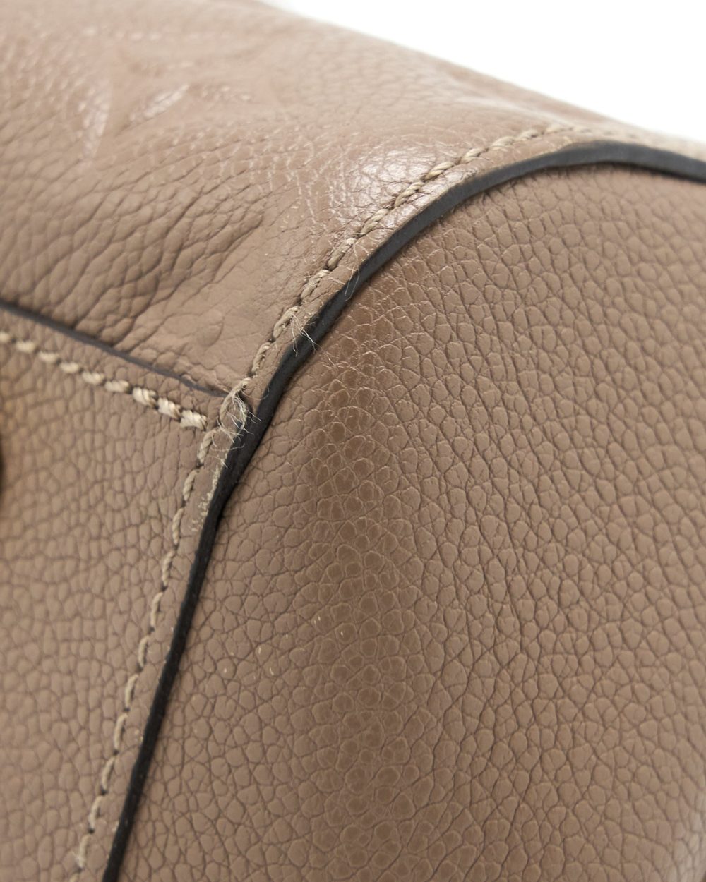 AAA Replica Louis Vuitton LV MONTAIGNE MM MONOGRAM EMPREINTE DARK BEIGE GHW