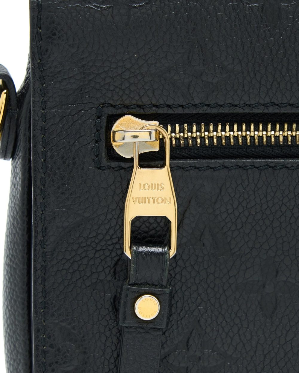 AAA Replica Louis Vuitton LV POCHETTE MÉTIS MONOGRAM EMPREINTE BLACK GHW