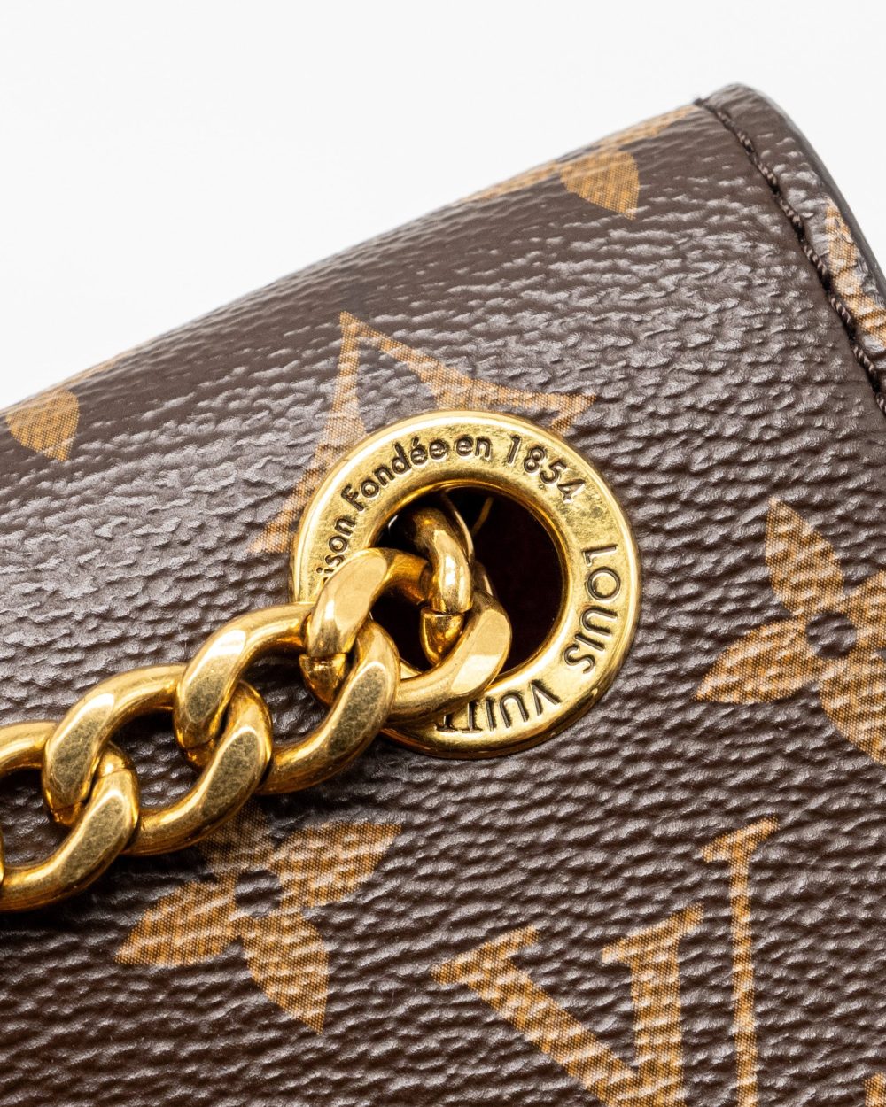 AAA Replica Louis Vuitton LV PASSY MONOGRAM CANVAS BLACK/GOLD HARDWARE