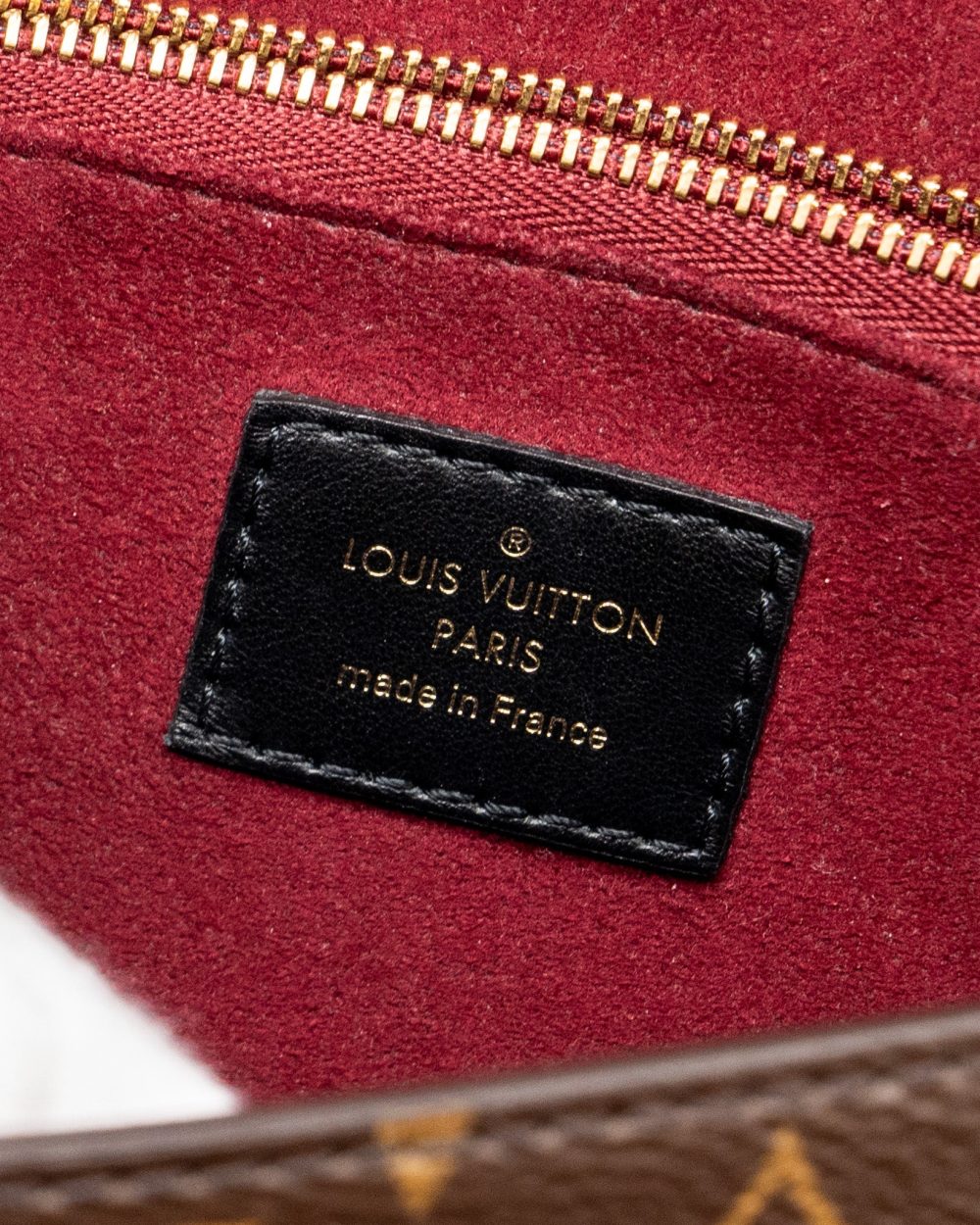 AAA Replica Louis Vuitton LV PASSY MONOGRAM CANVAS BLACK/GOLD HARDWARE
