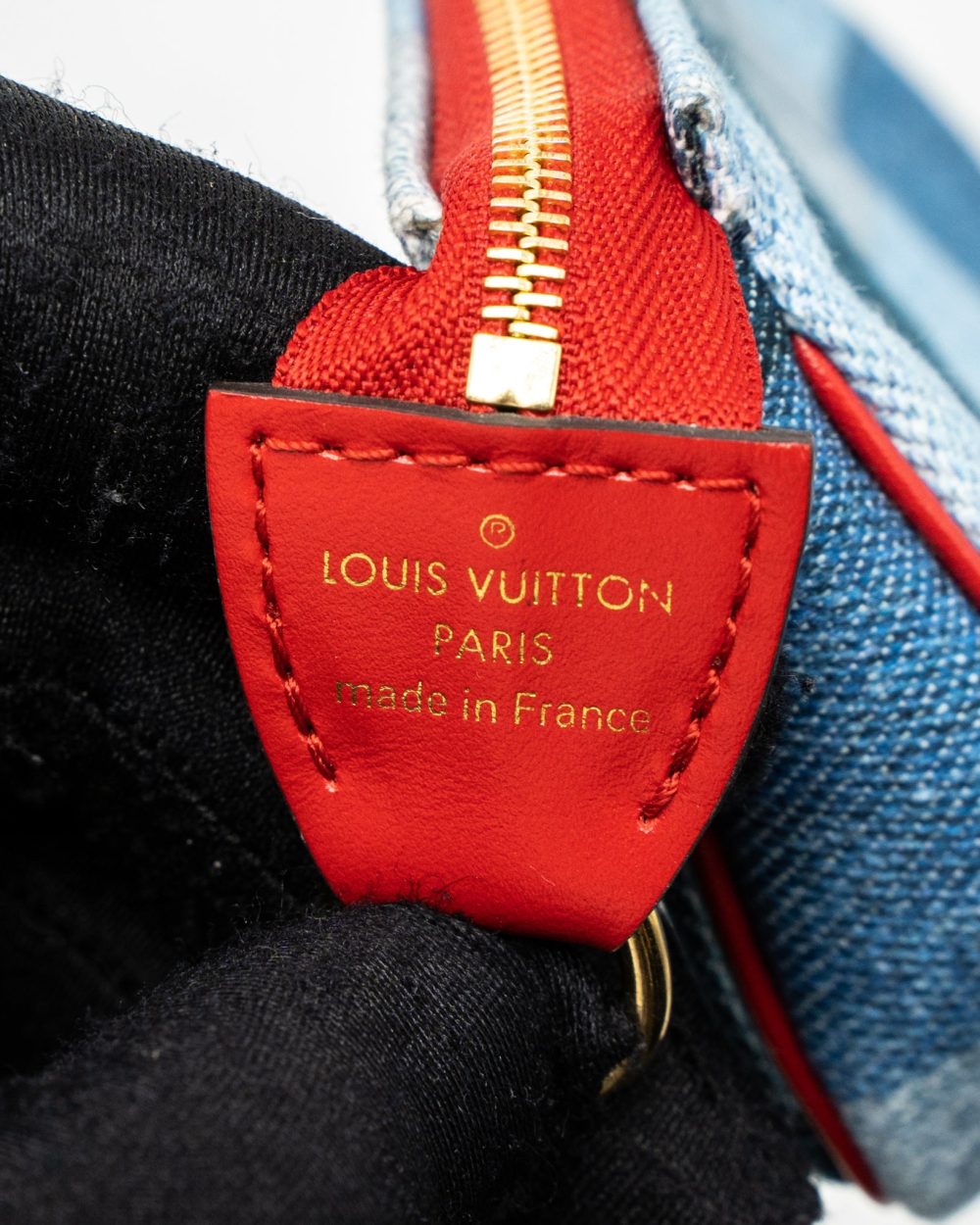 AAA Replica Louis Vuitton LV LIMITED EDITION ROUGE MICRO POCHETTE MONOGRAM JACQUARD DENIM BLUE GHW