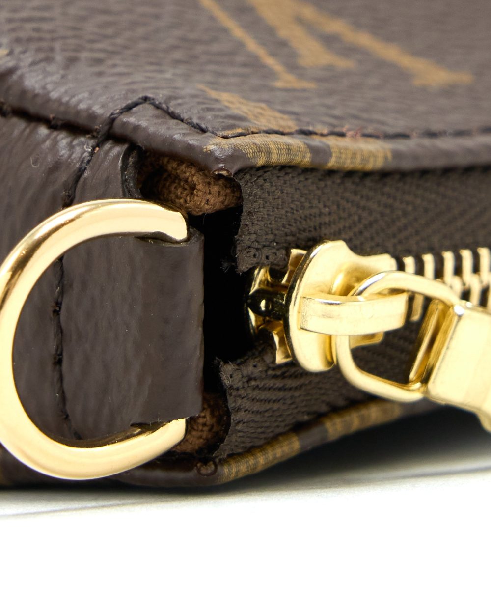 AAA Replica Louis Vuitton LV POCHETTE ACCESSORIES MONOGRAM CANVAS GHW (NEW VERSION)