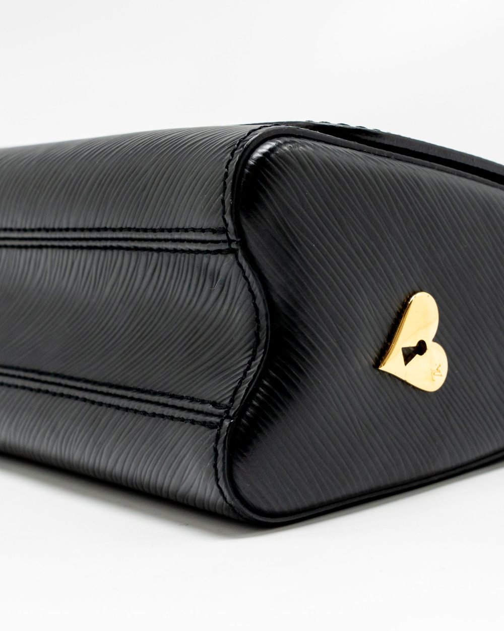 AAA Replica Louis Vuitton LV LOVE LOCK TWIST MM EPI BLACK MULTICOLOUR HARDWARE