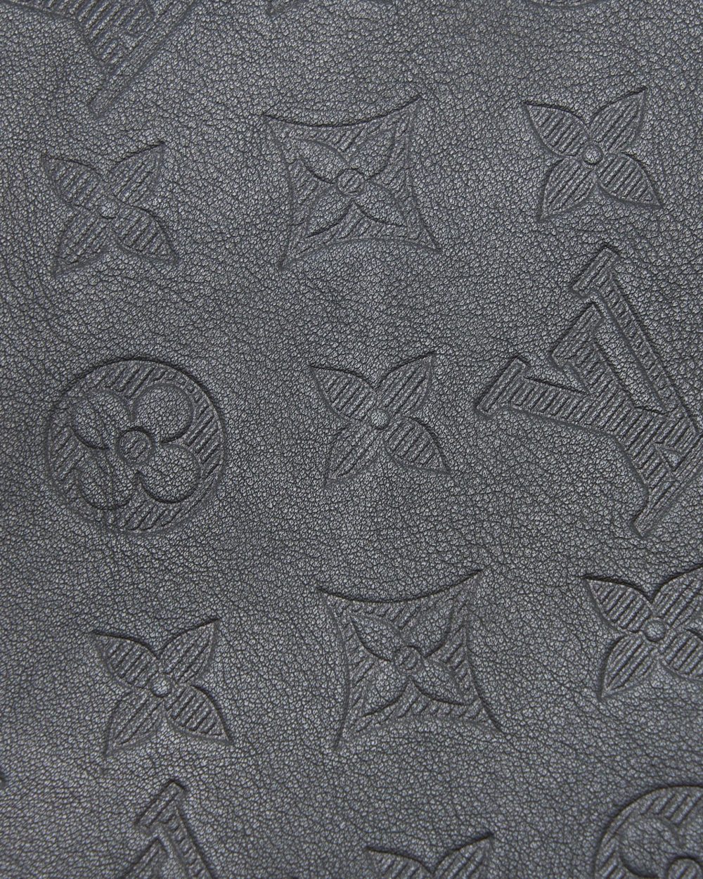 AAA Replica Louis Vuitton LV DISCOVERY POCHETTE MONOGRAM SHADOW BLACK WITH BLACK HARDWARE